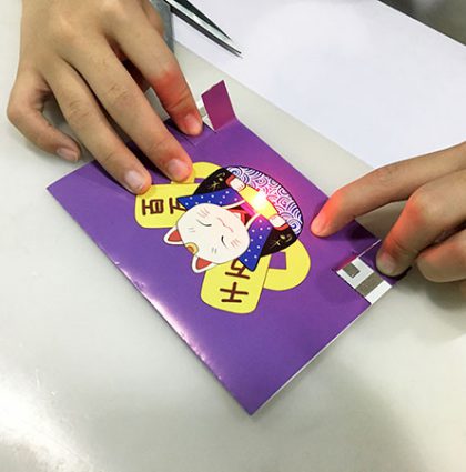 青少年创客课程春季班开学啦！这次我们做贴纸电路
